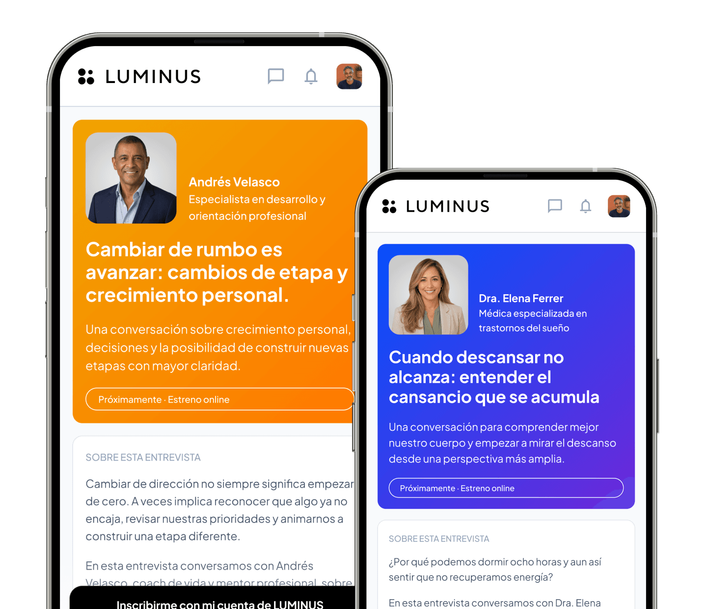 Entrevistas en Vivo LUMINUS